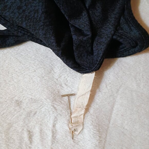 EUC: Rebel Sport Black Speckle Seamless Racerback Sports Bra - Picture 3 of 6